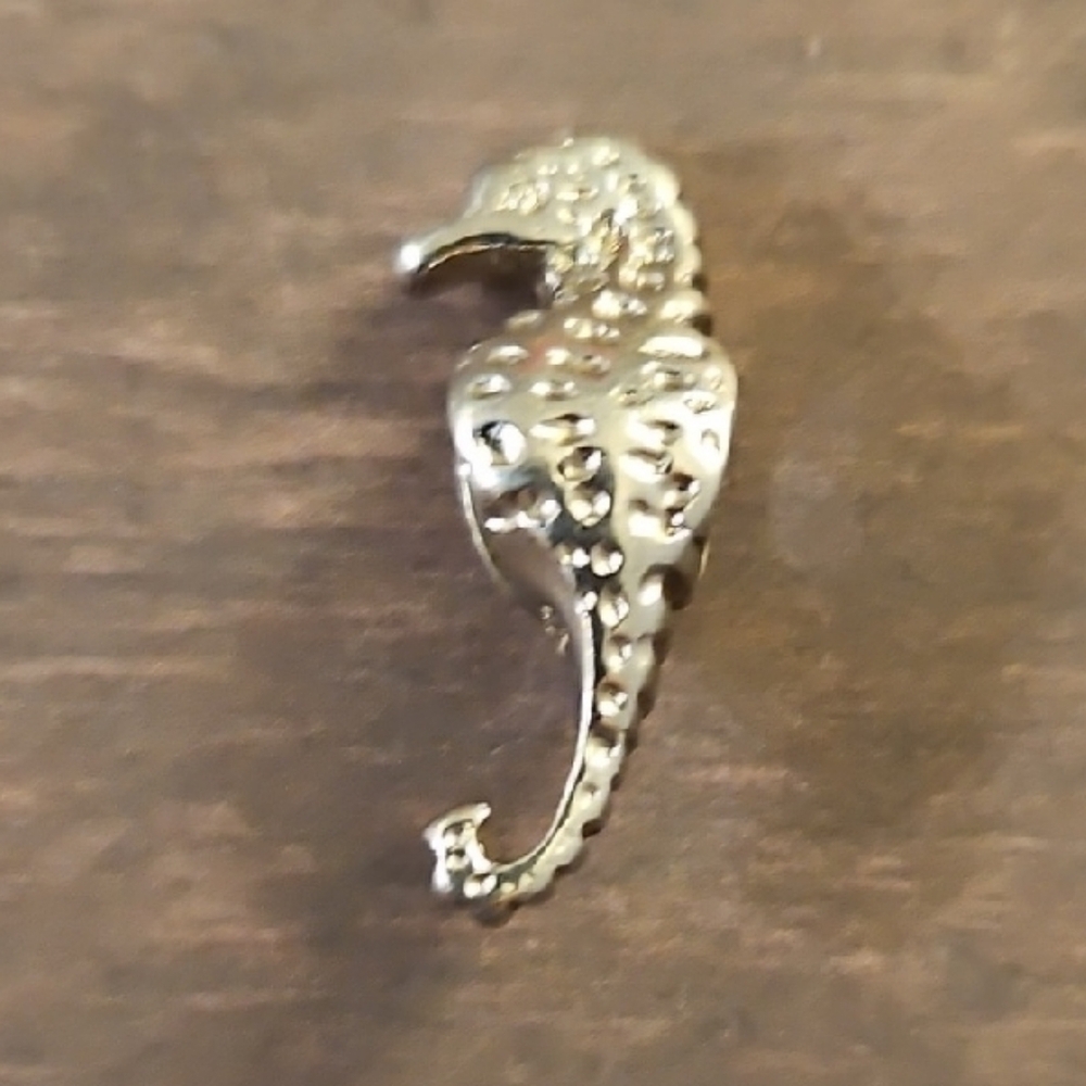Sterling Silver Seahorse Charm Bead Accessory
